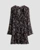 Veronica Beard Veronica Beard Women's Adrienne Paisley Silk Ruffle Minidress - 6