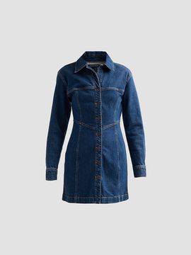 Veronica Beard Veronica Beard Women's Bandera Denim Mini Shirtdress