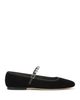 Veronica Beard Veronica Beard Women's Ellie Crystal & Velvet Mary Jane Flats - 2