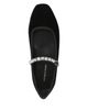 Veronica Beard Veronica Beard Women's Ellie Crystal & Velvet Mary Jane Flats - 5
