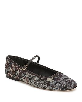 Veronica Beard Veronica Beard Women's Ellie Velvet Mary Jane Flats