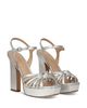 Veronica Beard Veronica Beard Women's Flavia Ankle Strap Platform High Heel Sandals - 4