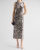 Veronica Beard Veronica Beard Women's Gemma Paisley Satin Sleeveless Midi Dress - 2