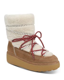 Veronica Beard Veronica Beard Women's Kirsta Suede & Shearling Winter Boots