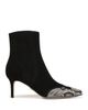 Veronica Beard Veronica Beard Women's Lisa Western Mid Heel Ankle Boots - 2