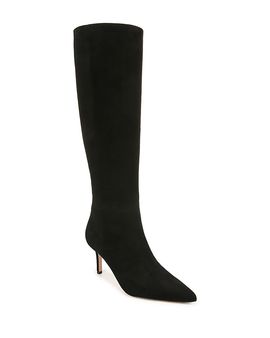 Veronica Beard Veronica Beard Women's Lisa Wide Calf Leather Tall Boots
