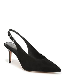 Veronica Beard Veronica Beard Women's Luciana Suede Slingback Pumps