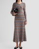 Veronica Beard Veronica Beard Women's Nami Striped Rib-Knit Midi-Dress - 2