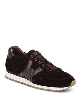 Veronica Beard Veronica Beard Women's Penrose Suede & Fabric Low Top Sneakers