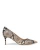 Veronica Beard Veronica Beard Women's Rita Snake Embossed Leather Pumps - 2