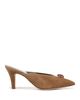 Veronica Beard Veronica Beard Women's Rochelle Cabochon Suede High Heel Mules - 2