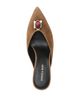 Veronica Beard Veronica Beard Women's Rochelle Cabochon Suede High Heel Mules - 5