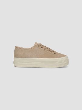 Veronica Beard Veronica Beard Women's Truett Suede Platform Low-Top Sneakers