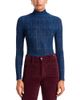 Veronica Beard Veronica Beard Wyeth Stretch Jersey Turtleneck Top - 1