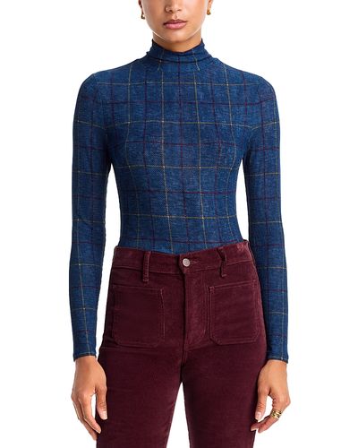 Veronica Beard Veronica Beard Wyeth Stretch Jersey Turtleneck Top