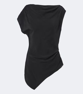 Veronica Beard Veronica Beard Yvonne draped crêpe de chine top