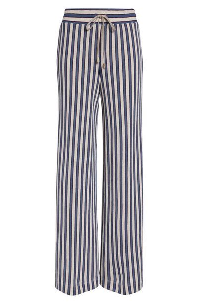 Veronica Beard Veronica Beard Zosia Stripe Cotton Drawstring Pants