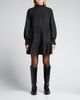 Veronica Beard Vigore Smocked High-Neck Dress - 1