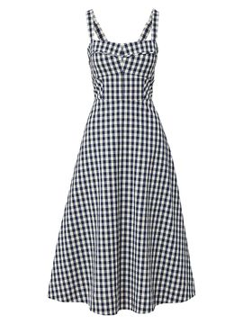 Veronica Beard Women's Aila Gingham Midi-Dress