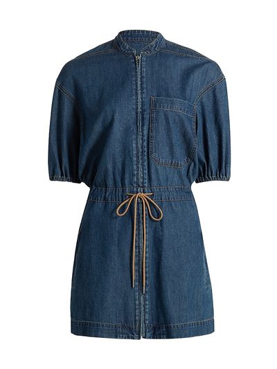 Veronica Beard Women's Akerman Denim Minidress