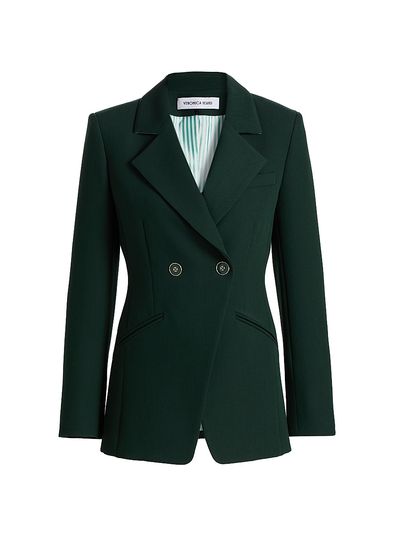 Veronica Beard Women's Amos Double-Breasted Dickey Jacket