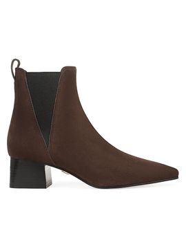 Veronica Beard Women's Astra Suede Chelsea Short Booties