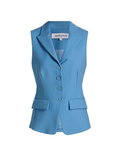 Veronica Beard Women's Benny Peak-Lapel Vest