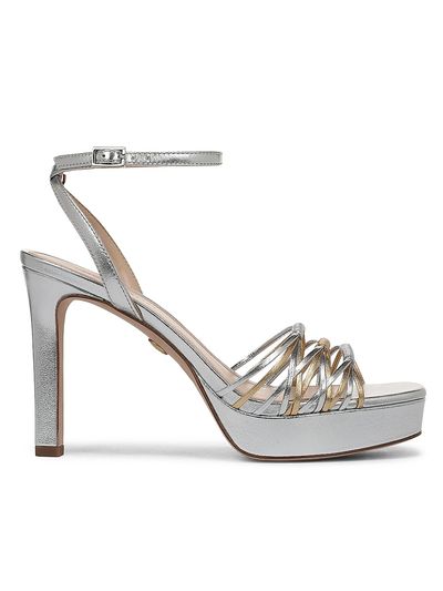 Veronica Beard Women's Beverlee Leather 100MM Sandals