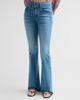 Veronica Beard Women's Beverly Mid-Rise Skinny Flare Jeans - 4