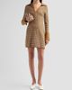 Veronica Beard Women's Celena Plaid Knit V-Neck Mini Dress - 2