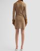 Veronica Beard Women's Celena Plaid Knit V-Neck Mini Dress - 3