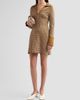Veronica Beard Women's Celena Plaid Knit V-Neck Mini Dress - 4