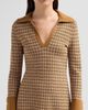 Veronica Beard Women's Celena Plaid Knit V-Neck Mini Dress - 5