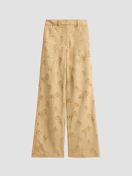Veronica Beard Women's Cole Paisley Cotton-Blend Pants