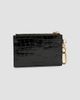 Veronica Beard Women's Croc-Embossed Leather Card Holder - 2