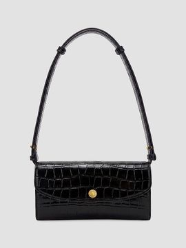 Veronica Beard Women's Croc-Embossed Leather Crossbody Wallet