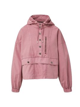 Veronica Beard Women's Cunningham Button-Front Cotton Pullover Jacket