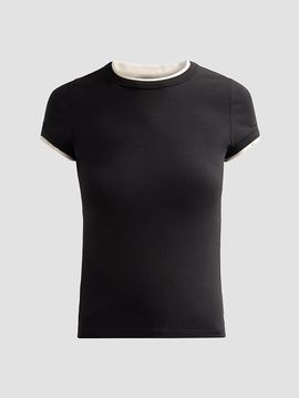 Veronica Beard Women's Devin Stretch-Cotton T-Shirt