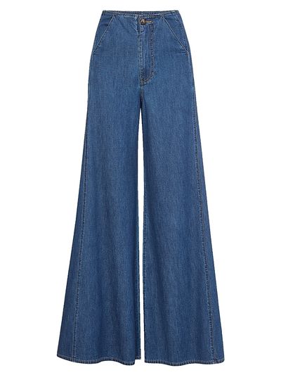 Veronica Beard Women's Digby Wide-Leg Jeans