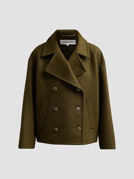 Veronica Beard Women's Franklin Virgin Wool-Blend Double-Breasted Coat