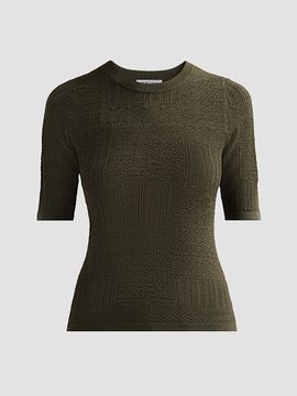 Veronica Beard Women's Garron Patchwork Sweater