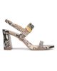 Veronica Beard Women's Genetta Snakeskin-Embossed Leather Sandals - 1