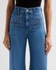 Veronica Beard Women's Grant High-Rise Wide-Leg Jeans - 5
