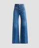 Veronica Beard Women's Grant High-Rise Wide-Leg Jeans - 6