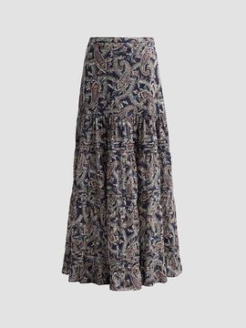Veronica Beard Women's Heatheralyn Paisley Maxi Skirt