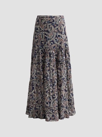 Veronica Beard Women's Heatheralyn Paisley Maxi Skirt