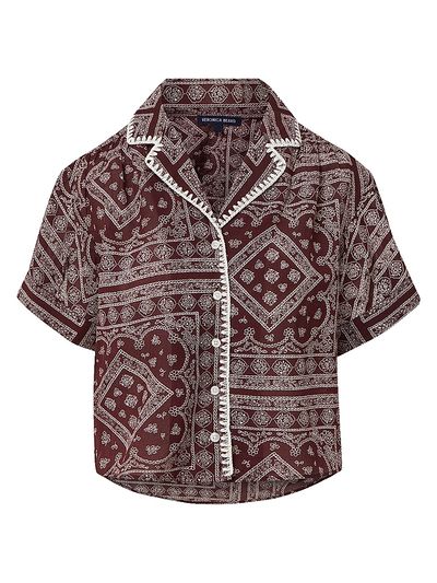 Veronica Beard Women's Ilene Cotton-Blend Top