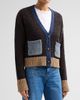 Veronica Beard Women's Josiane Merino Wool-Cotton V-Neck Crop Cardigan - 4