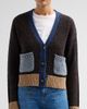 Veronica Beard Women's Josiane Merino Wool-Cotton V-Neck Crop Cardigan - 5