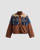 Veronica Beard Women's Knoll Geometric Fleece & Cotton Canvas Zip-Up Jacket - 6